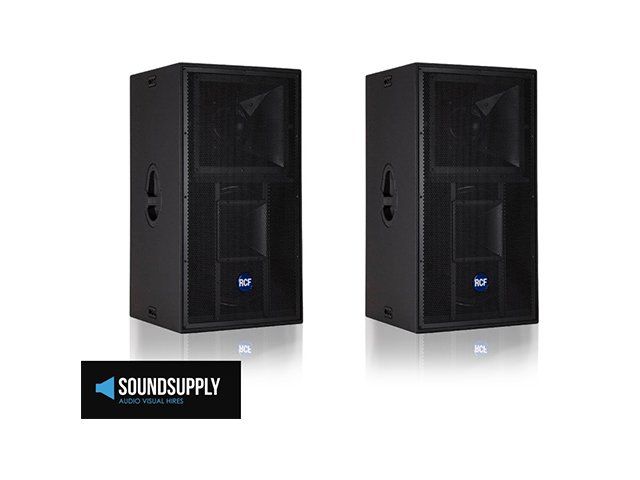 Hire 2x RCF 4PRO 6001-A Three-Way Event Speakers, hire Speakers, near Hoppers Crossing