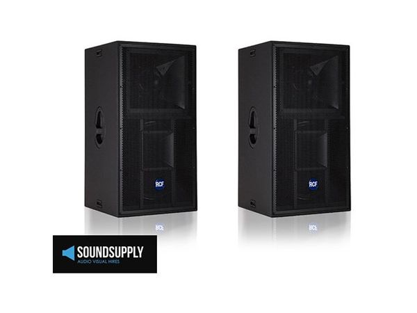 Hire 2x RCF 4PRO 6001-A Three-Way Event Speakers