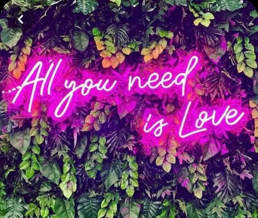 Hire Neon Sign Hire – All You Need is Love, hire Party Lights, near Blacktown image 1