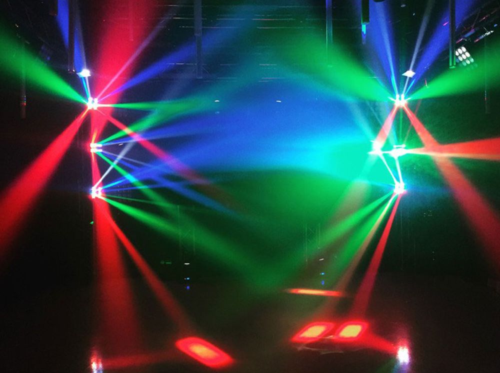 Hire 8eye Spider Beam Moving Light - RGBW, hire Party Lights, near Seven Hills image 1