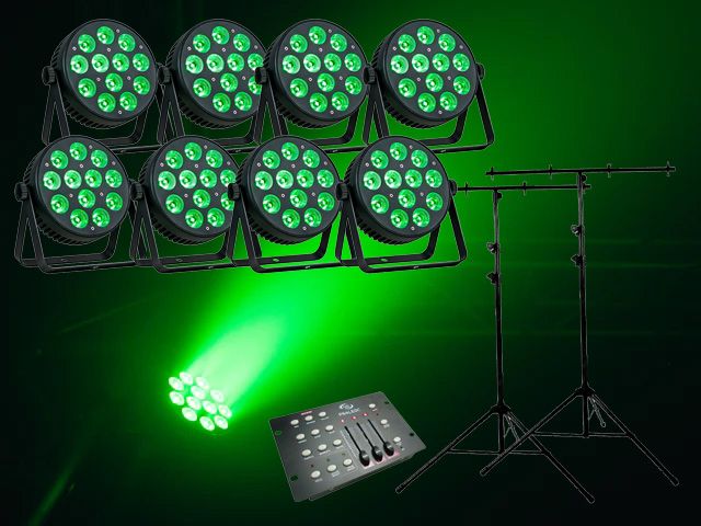 Hire Large LED Parcan Pack, hire Party Lights, near Kingsgrove