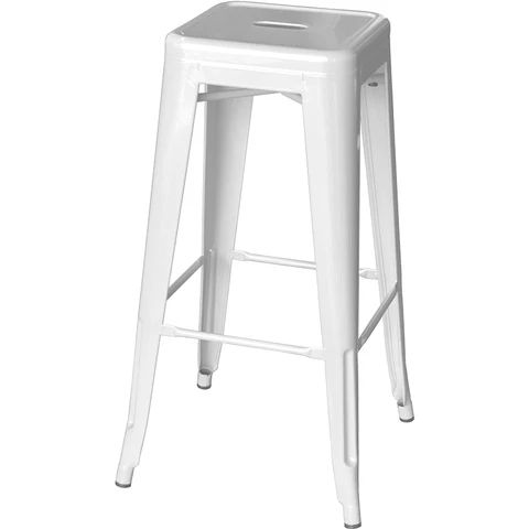 Hire Tolix Stool – White, in Malaga, WA