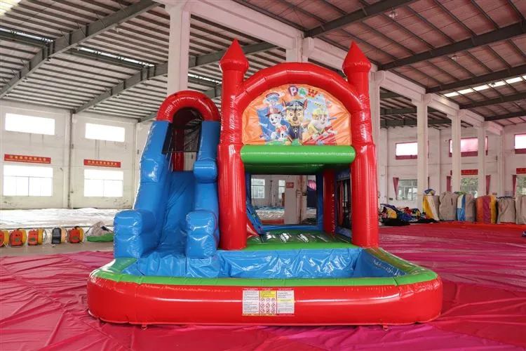 Hire WATERSLIDE WITH TUNNEL & POP UPS AND CHANGEABLE CHARACTOR 6X6M, hire Jumping Castles, near Doonside