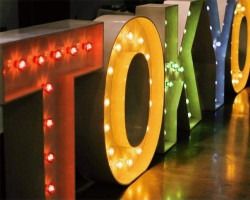 Hire LED Light Up Letter - 120cm - C, hire Party Lights, near Geebung