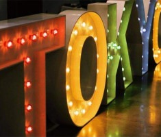 Hire LED Light Up Letter - 120cm - C