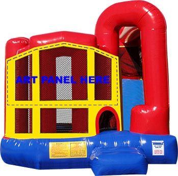 Hire Xtreme Racing Jumping Castle with Basketball Ring Kids 3-12years 5.5×3.5mtrs, hire Jumping Castles, near Tullamarine image 1