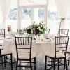 Hire Clear Tiffany Chair & Black Cushion Hire, in Wetherill Park, NSW