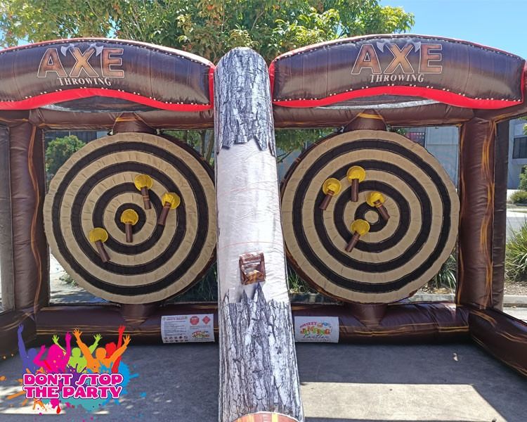 Hire Inflatable Axe Throwing, hire Jumping Castles, near Geebung image 1