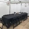 Hire Black Tablecloth for Standard Trestle Table Hire, hire Tables, near Wetherill Park