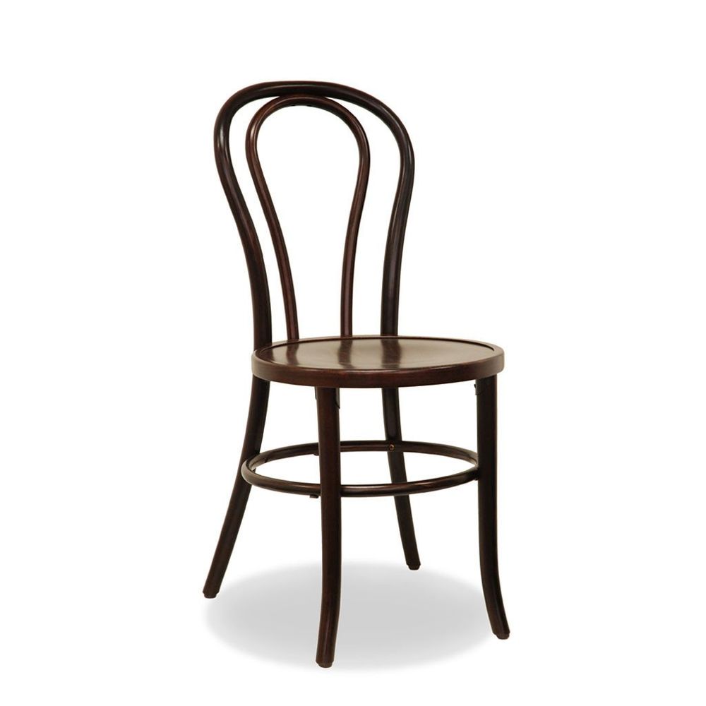 Hire Dining Chair – Bentwood – Dark Walnut, hire Chairs, near Moorabbin