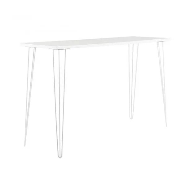 Hire White Hairpin High Bar Table with White Top Hire, hire Tables, near Blacktown