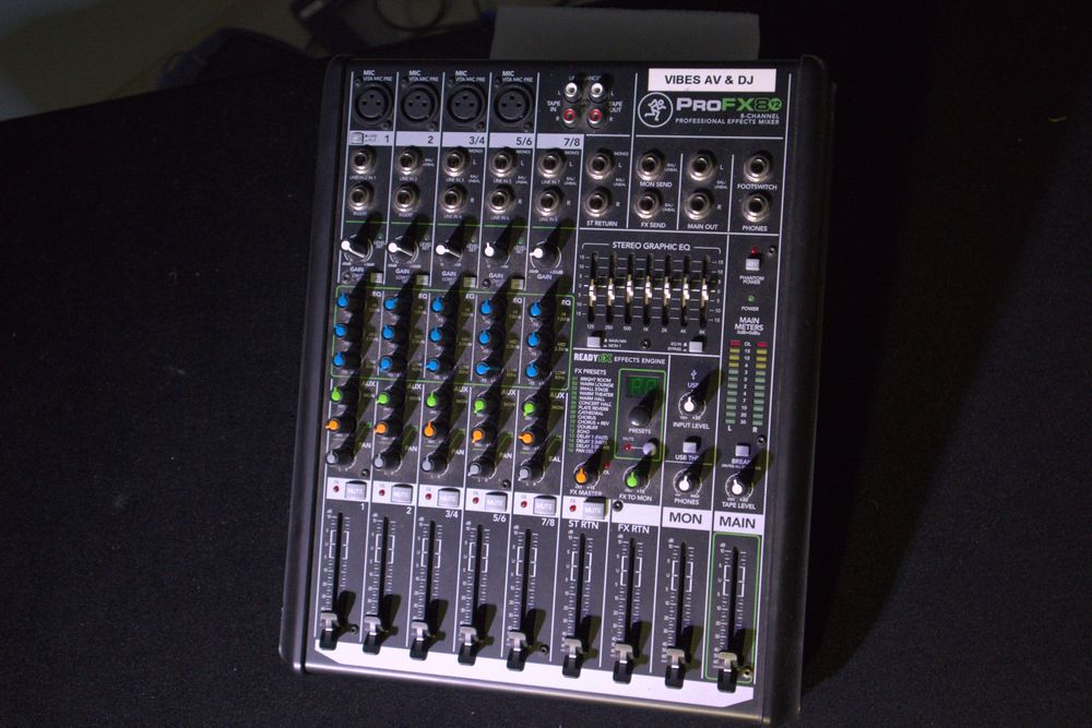Hire Mackie PROFX8V2 8 Channel Professional Effects Mixer w/ USB, hire Audio Mixer, near Lane Cove West