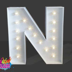 Hire LED Light Up Letter - 60cm - N