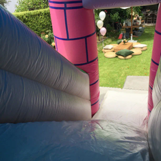 Hire (5m x 5m) Large Pink Combo Castle, in Brighton East, VIC