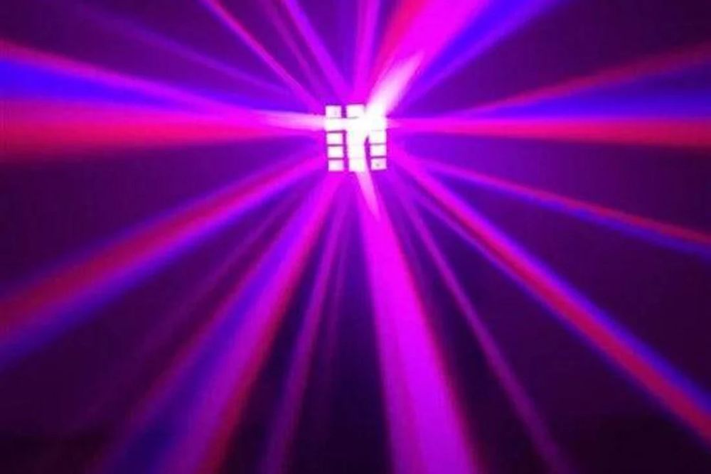 Hire Event Lighting Saber2 3-in-1 Disco Effects w/ Derby, UV & Strobe, hire Party Lights, near Beresfield