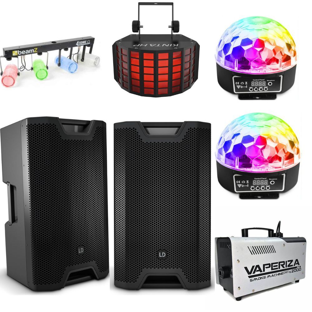 Hire LD Systems 15" Loudspeaker + Lights (Package 3), hire Party Packages, near Caulfield South