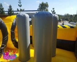 Hire 15 Mtr Atomic 2 Obstacle Course, hire Jumping Castles, near Geebung