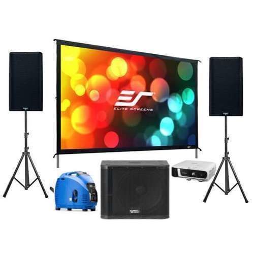 Hire Ultimate Outdoor Cinema Package, hire Projectors, near Mascot