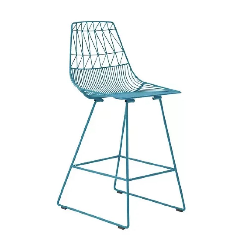 Hire Turquoise Wire Arrow Stool Hire, hire Chairs, near Wetherill Park