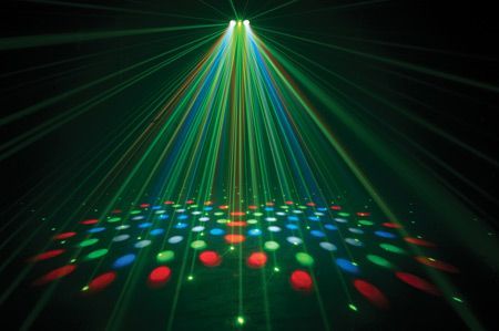 Hire American DJ Dual lense with laser, hire Party Lights, near Pyrmont