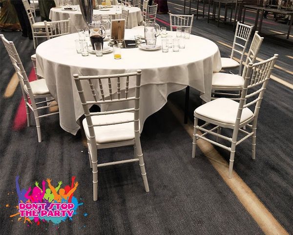 Hire Round Banquet Table 1500mm, from Don’t Stop The Party