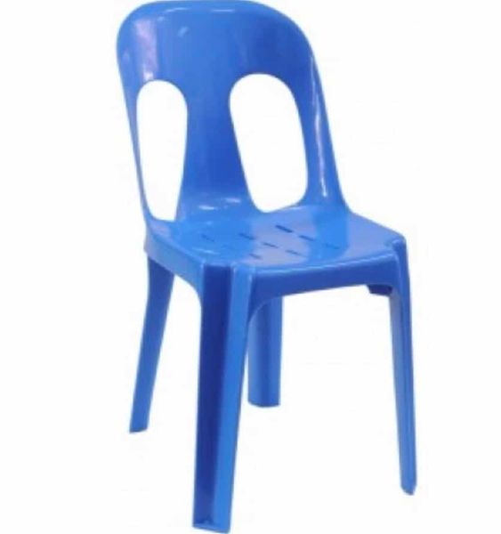 Hire Blue Pipee Chair