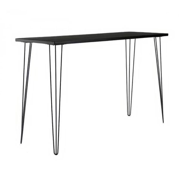 Hire Black Hairpin High Bar Table With Black Top Hire, from Chair Hire Co