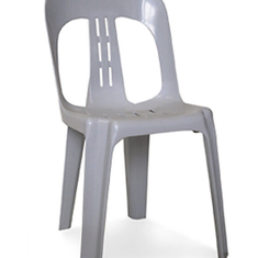 Hire Grey commercial stacking chair
