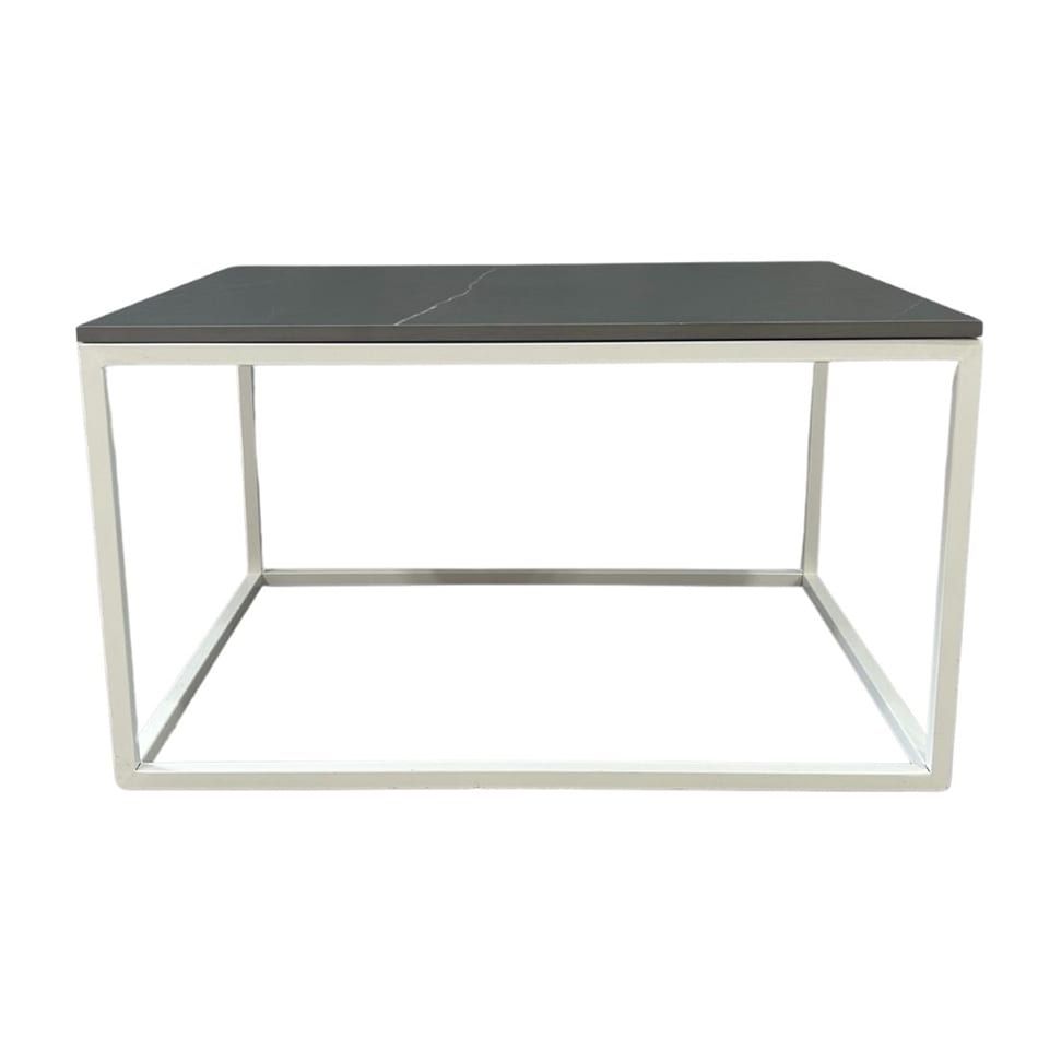 Hire Black Cross Coffee Table Hire w/ White Top, hire Tables, near Oakleigh
