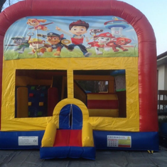 Hire PAW PATROL JUMPING CASTLE WITH SLIDE
