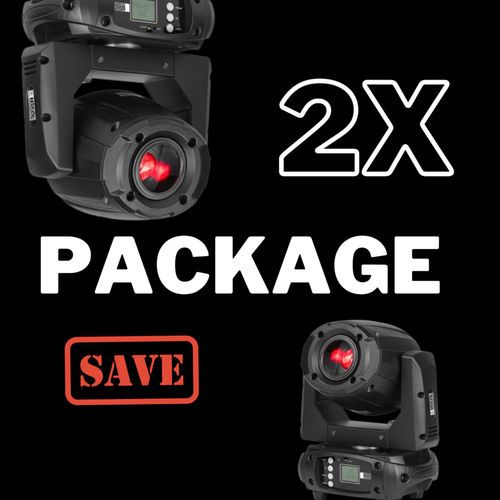 Hire 2 x Event Lighting LM75 Moving Heads (75W), hire Party Lights, near Marrickville
