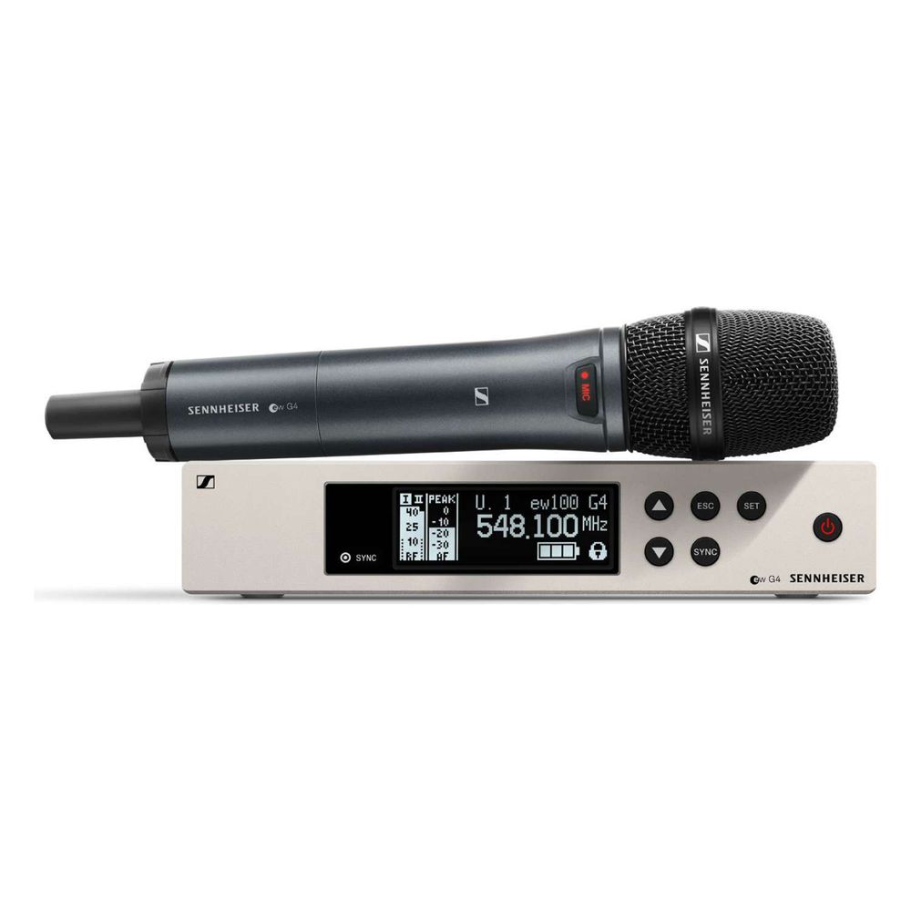 Hire Sennheiser Wireless EW100 Vocal Kit with e835 Handheld Mic, hire Microphones, near Newstead