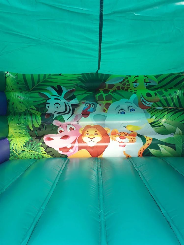 Hire Low Jungle Castle, hire Jumping Castles, near Hallam image 1