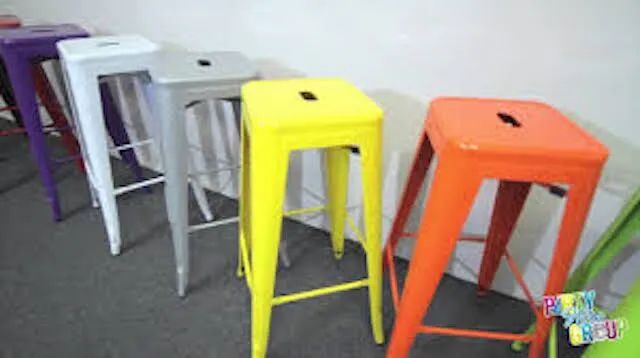 Hire Yellow Tolix stool hire, hire Chairs, near Chullora image 1