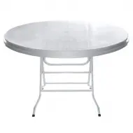 Hire ROUND TABLE HIRE WHITE SEBEL 1.2M DIAMETER
