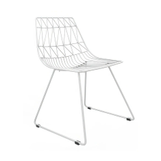 Hire White Wire Chair / White Arrow Chair Hire
