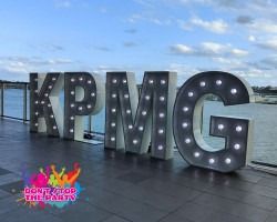 Hire LED Light Up Letter - 120cm - K, hire Party Lights, near Geebung