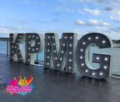 Hire LED Light Up Letter - 120cm - K