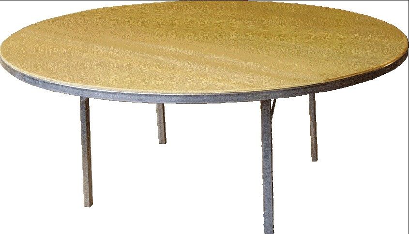 Hire Table, Round (1.8m) Folding 6′, hire Tables, near Hillcrest