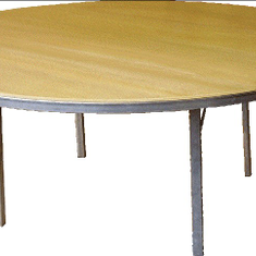 Hire Table, Round (1.8m) Folding 6′
