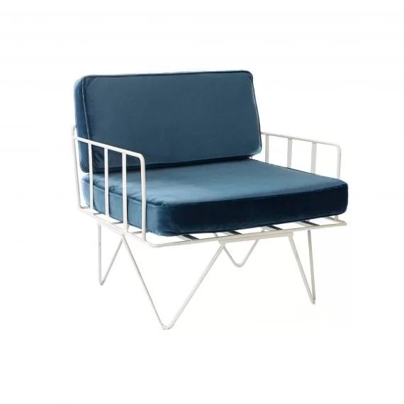 Hire Wire Arm Chair – Navy Blue, hire Chairs, near Wetherill Park image 2