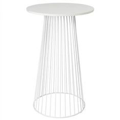 Hire White Wire Bar Table Hire