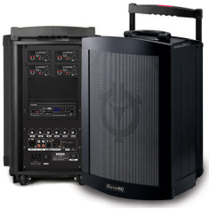 Hire CHALLENGER PORTABLE PA WITH 1 WIRELESS MIC OR 1 HEADSET