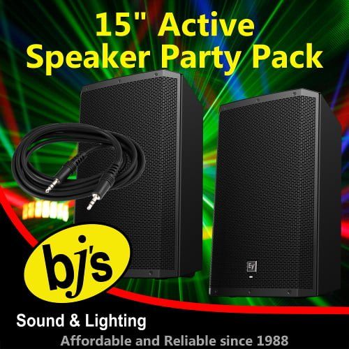 Hire ZLX 15" Active Party Pack, hire Speakers, near Newstead