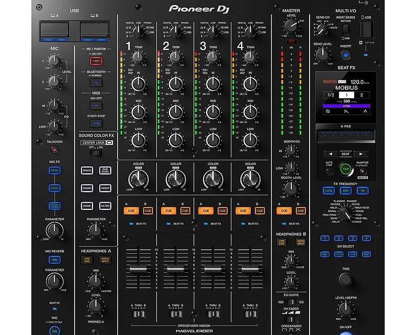 Hire Pioneer DJM-A9 4 Channel DJ Mixer w/ Bluetooth, hire DJ Decks, near Camperdown