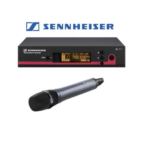 Hire Sennheiser G3 845 hand held wireless microphone with rack receiver, hire Microphones, near Artarmon