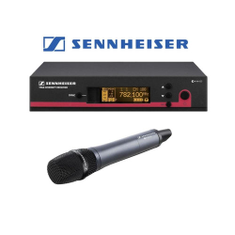 Hire Sennheiser G3 845 hand held wireless microphone with rack receiver, in Artarmon, NSW