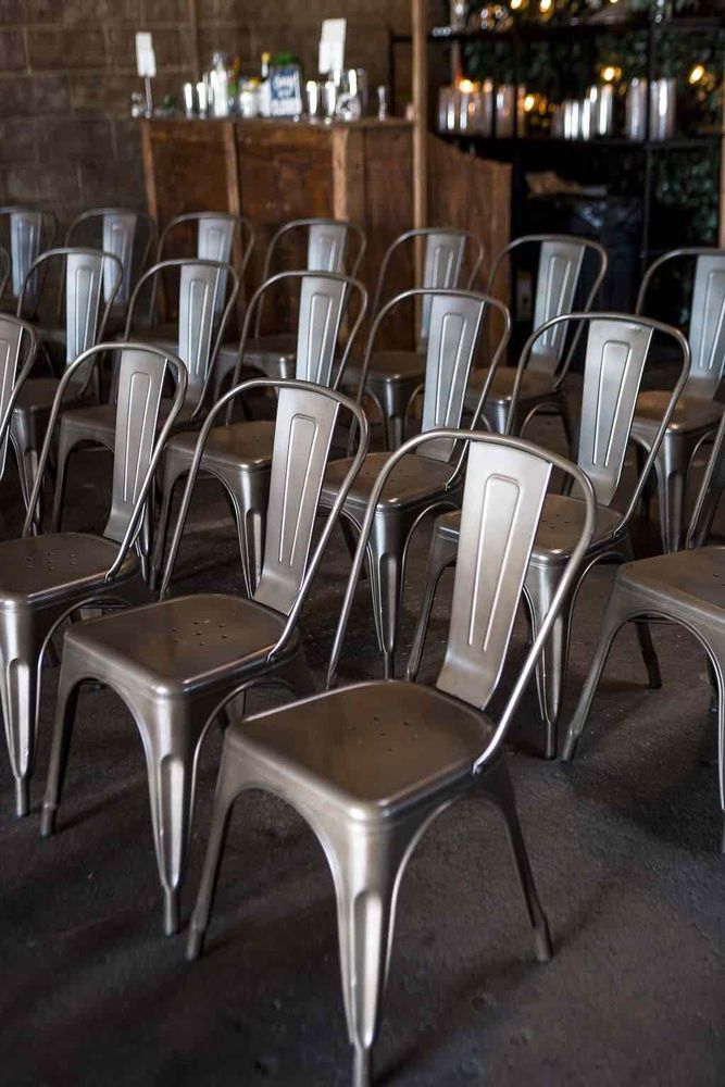 Hire Silver Tolix Chair Hire, hire Chairs, near Blacktown image 2