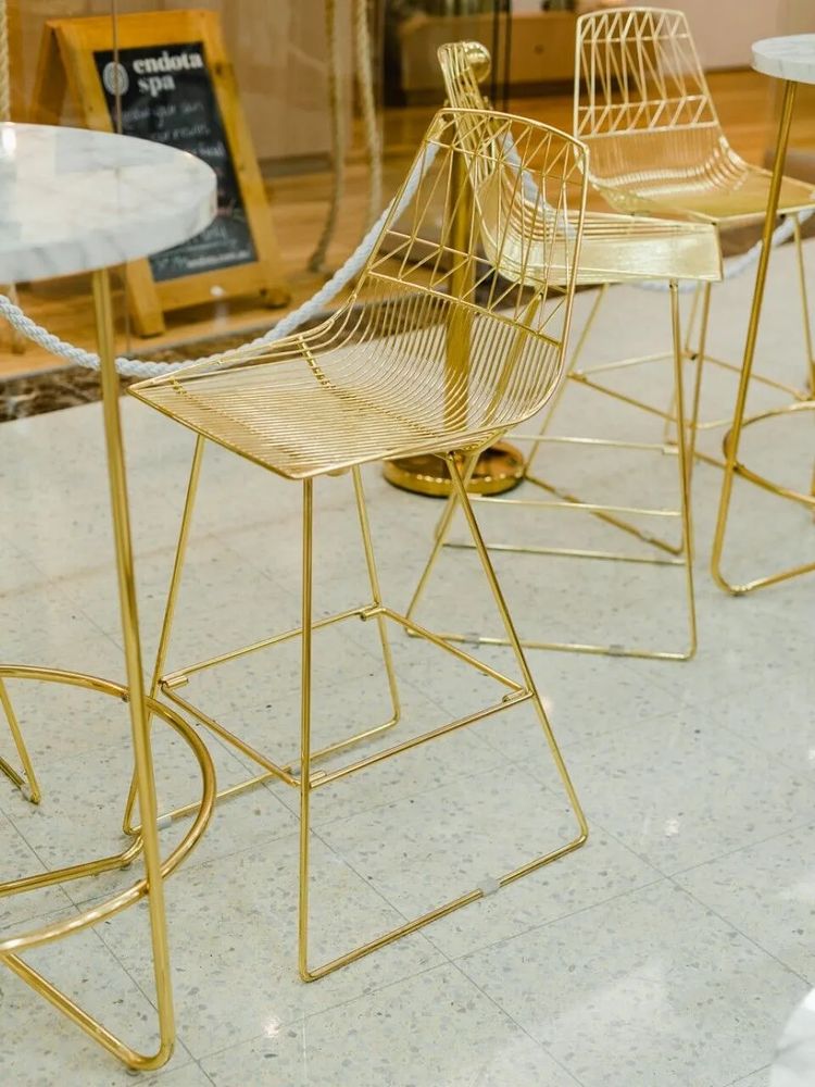 Hire Gold Wire Stool Hire, hire Chairs, near Blacktown image 2