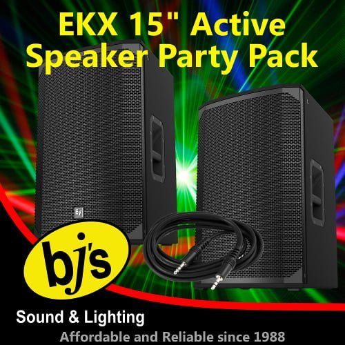 Hire EKX 15" Active Party Pack, hire Speakers, near Newstead